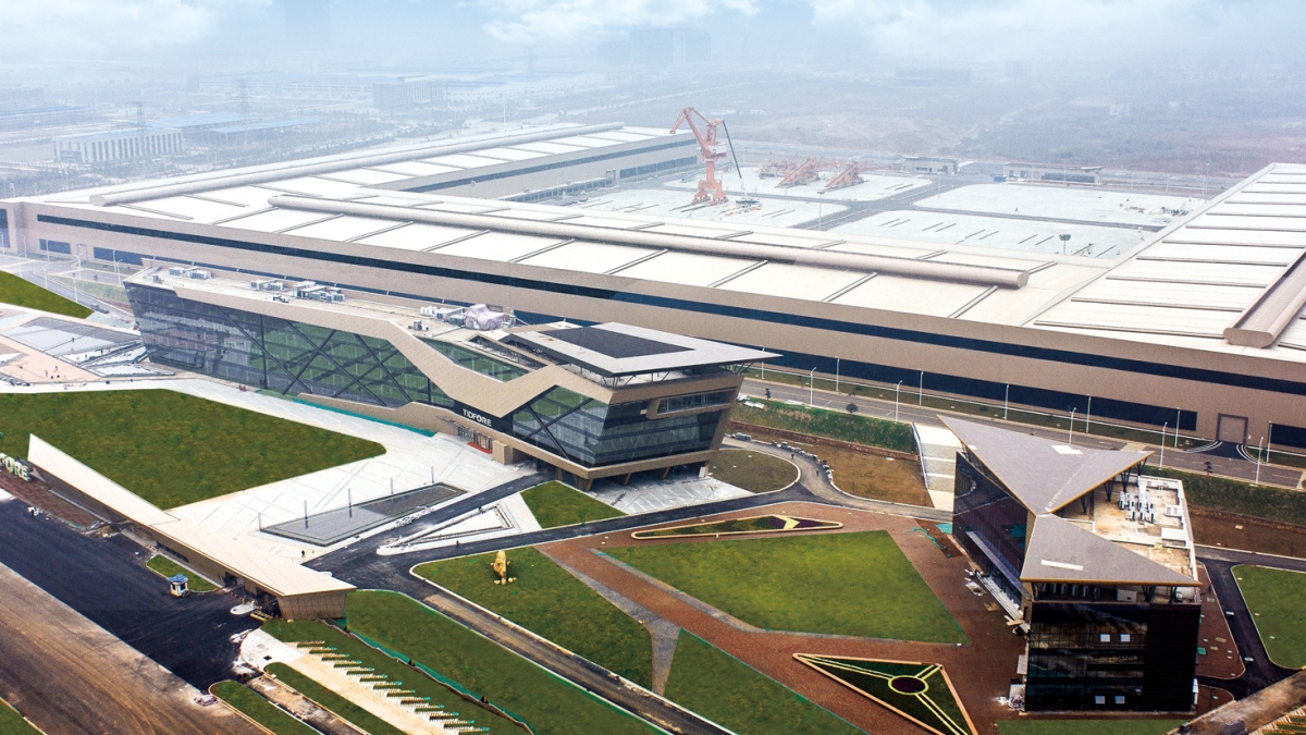 泰富重工散装物料输送设备生产基地