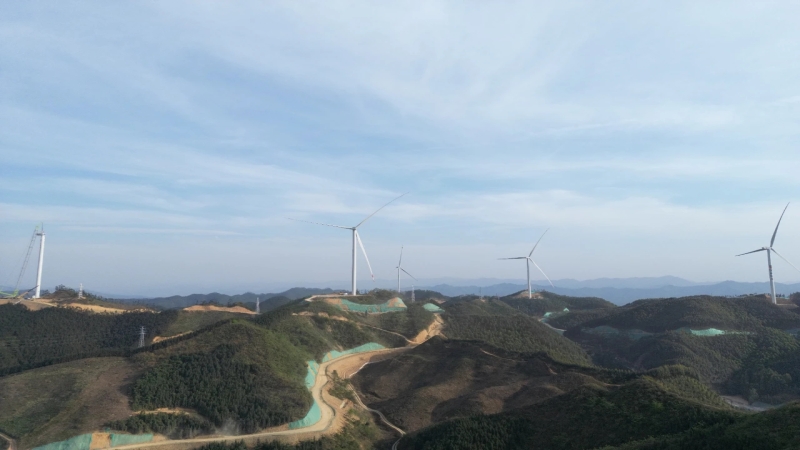 点亮绿色未来！广西田林100MW风电项目全容量并网