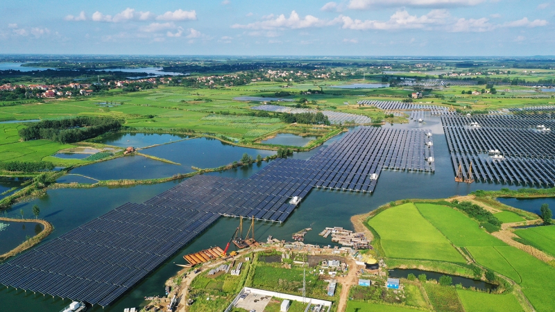 肥西花岗 40MWp 渔光互补光伏电站