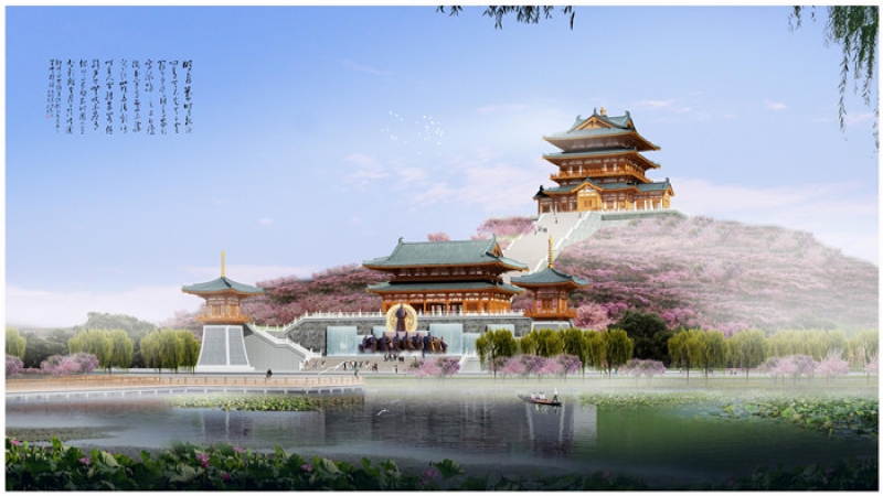 贵州省瓮安县“盛唐樱园”——景观建筑设计与营造技术