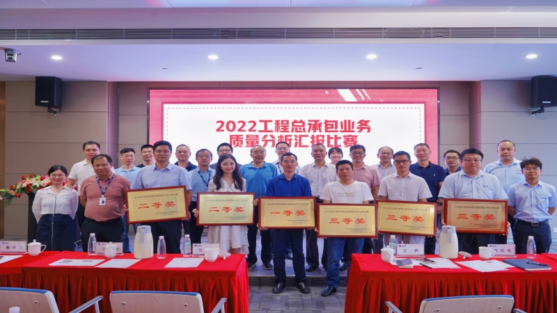 “夯实质量基石 强化质量创新 打造质量优势”——中机国际2022年“质量月”系列活动之工程总承包业务质量分析汇报比赛圆满落幕