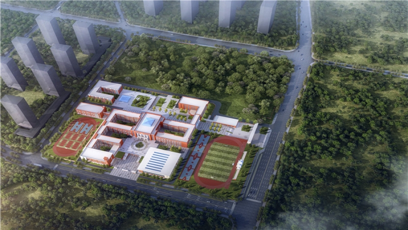 现代前瞻、文脉传承的高标准校园：株洲雅礼实验学校