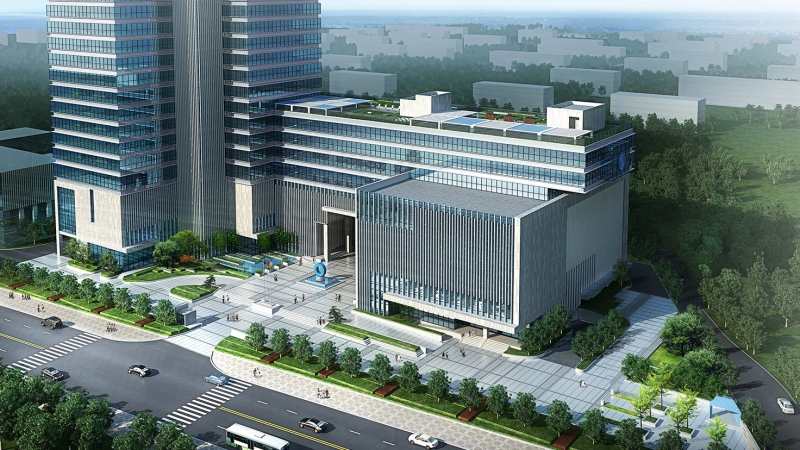 湖南移动枢纽楼景观设计