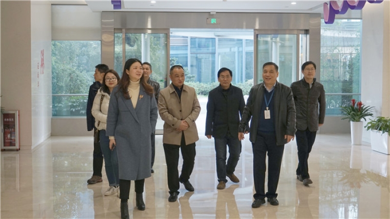 雨花区东塘街道领导给中机国际送新春祝福