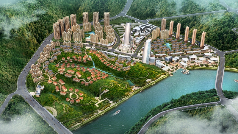 宁国市凤形山片区城市设计