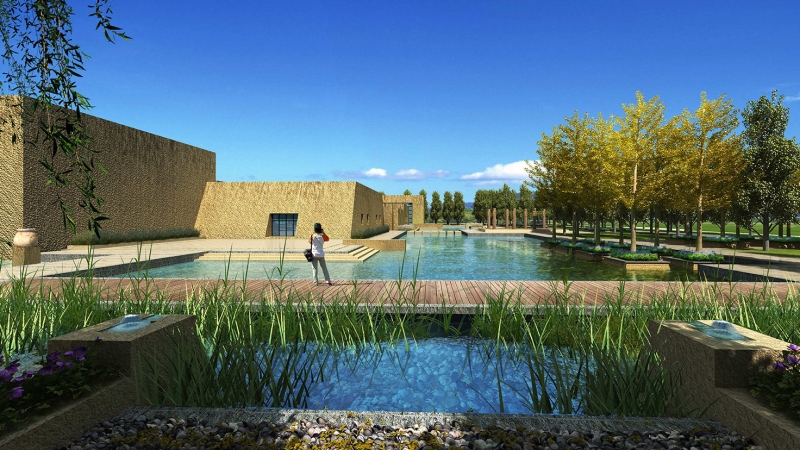 澧县城头山博物馆园林景观设计